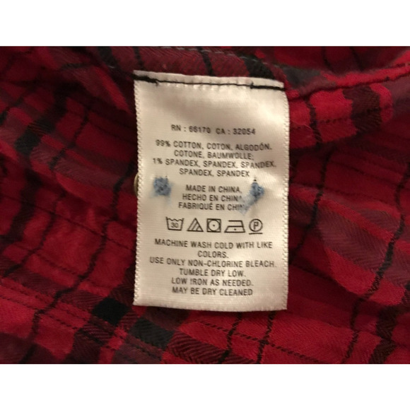 Anthropologie Holding Horses Women's Half Penny Red Plaid Tunic - Size Medium - Picture 10 of 11